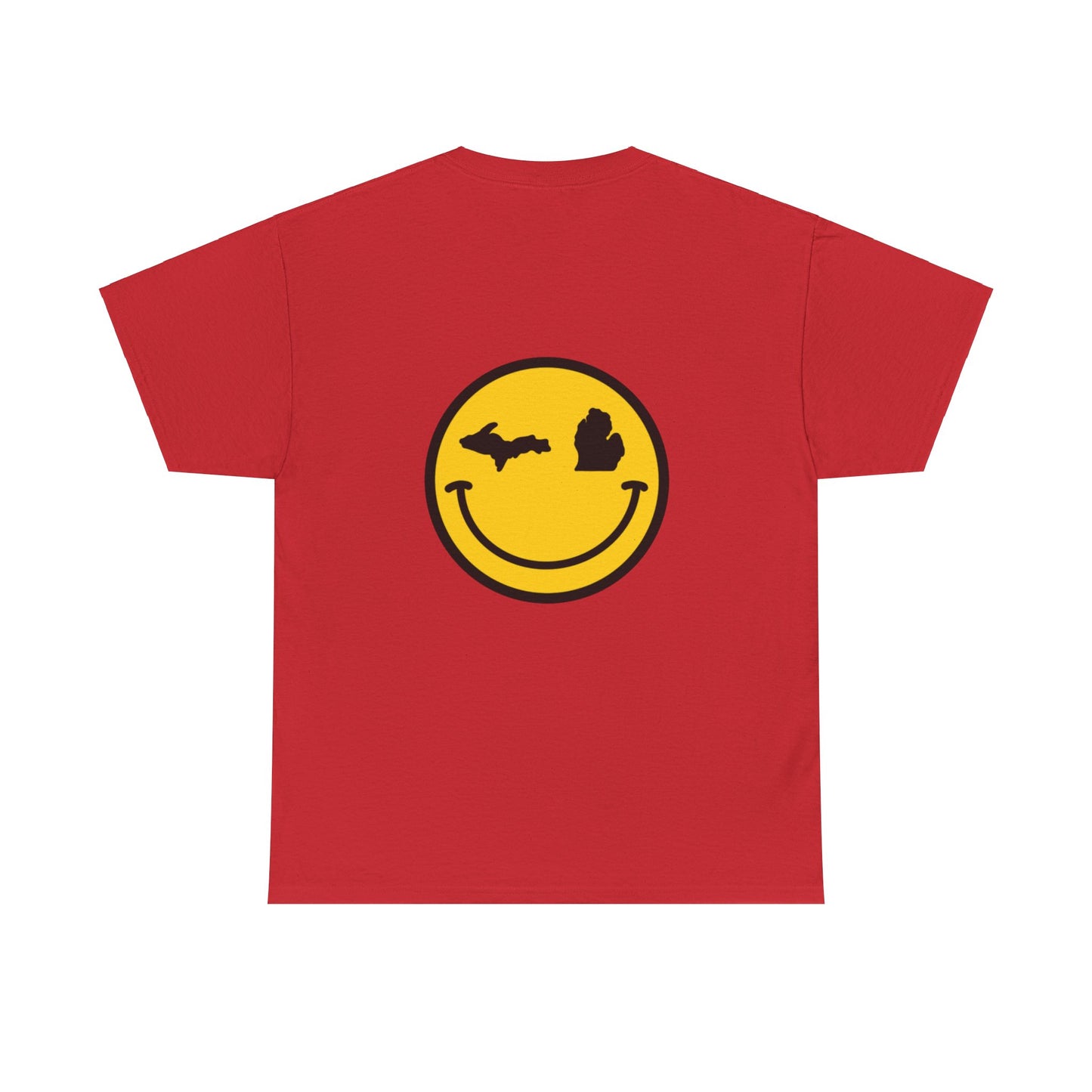 Unisex Michigan Smiley Face Tee