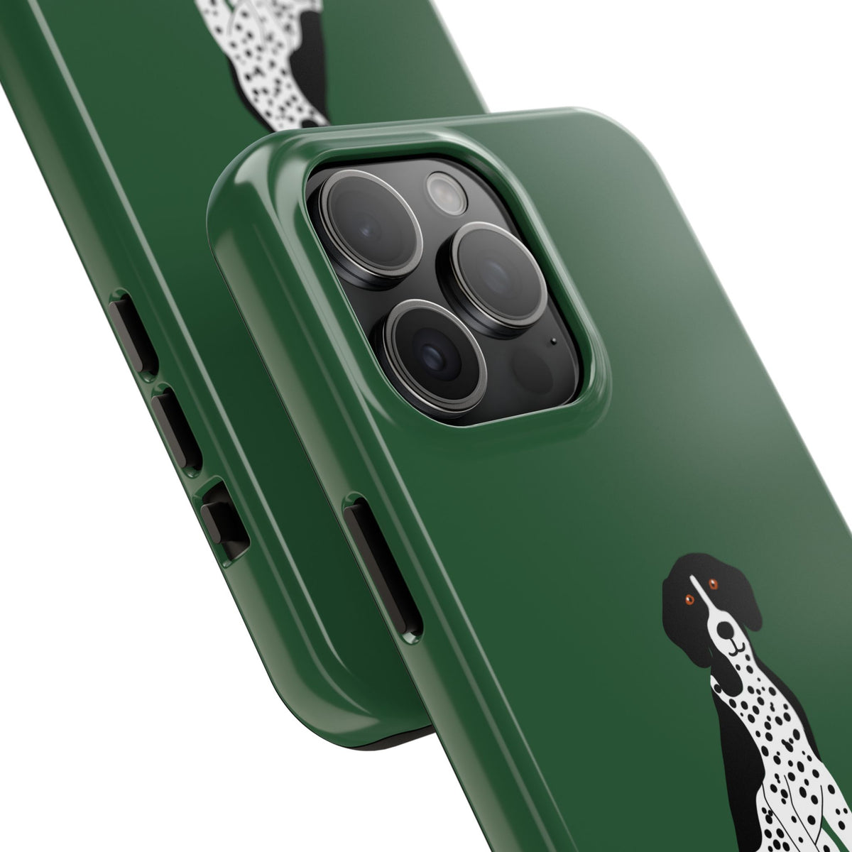 Black GSP Dark Green Tough Phone Cases