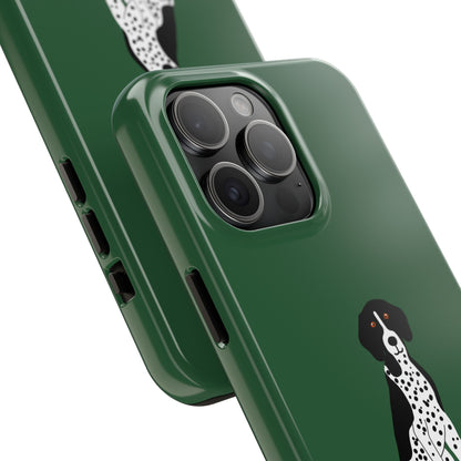 Black GSP Dark Green Tough Phone Cases