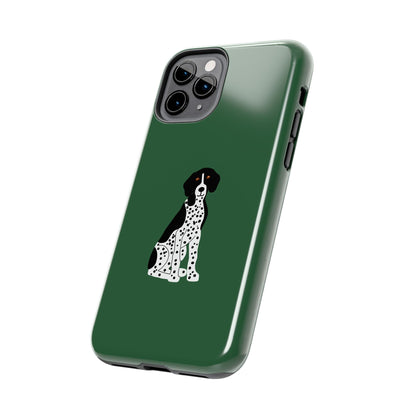 Black GSP Dark Green Tough Phone Cases