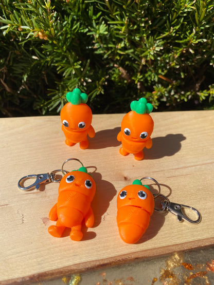 Carrot Fidget Toys and Keychains Easter Bunny Cute Spring