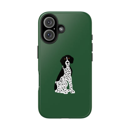 Black GSP Dark Green Tough Phone Cases