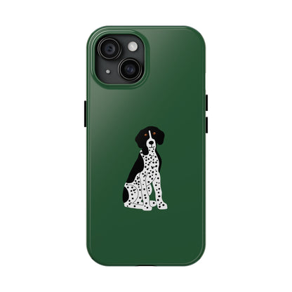 Black GSP Dark Green Tough Phone Cases