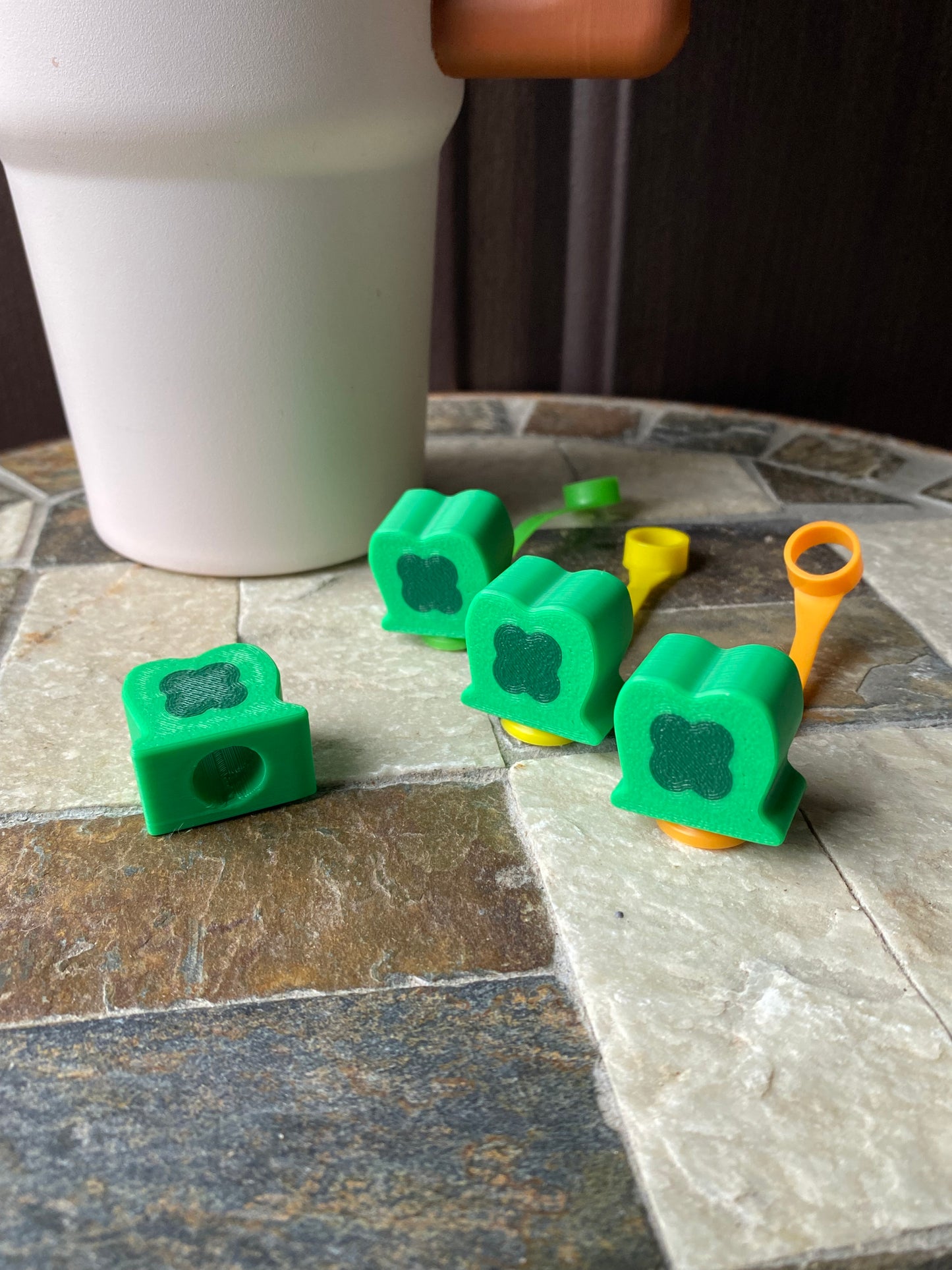 Leprechaun Hat Lucky Charms Marshmallow Straw Topper/ Charm for Stanely Tumblers and other 9.5mm Straws