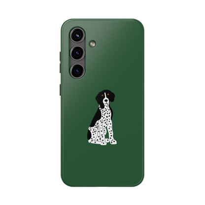 Black GSP Dark Green Tough Phone Cases