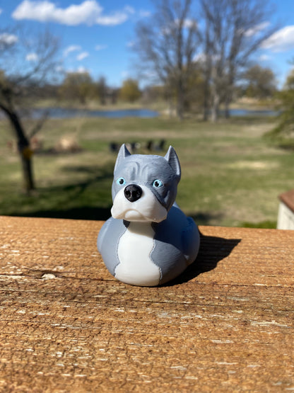 Pitbull Duck Miniature Figurine For Jeep Wrangler Dashboard