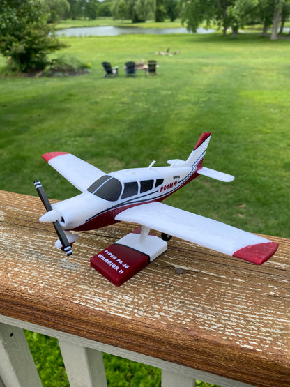 Piper PA-28 Warrior II Model Plane 3D Printed