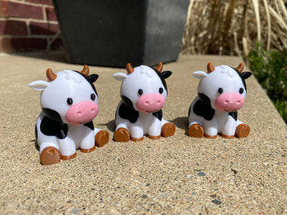 3D Printed Moo Moo Subaru Dashboard Cows