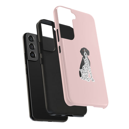 Black GSP Light Pink Tough Phone Cases