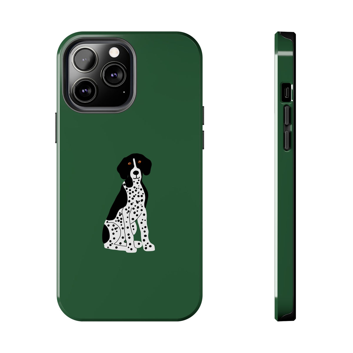 Black GSP Dark Green Tough Phone Cases