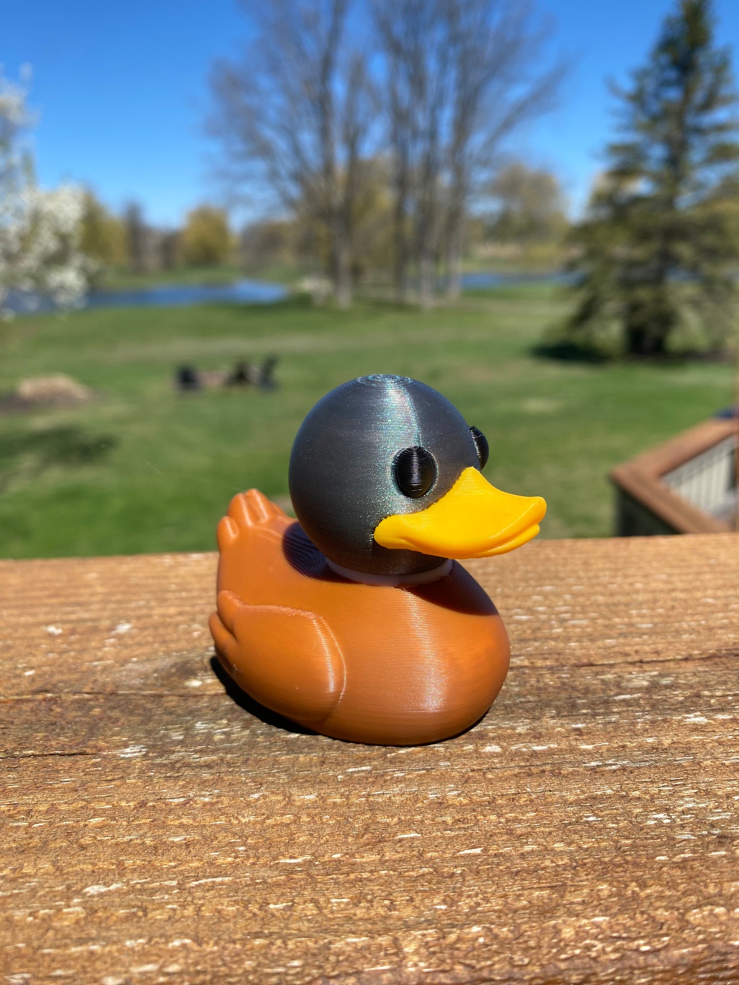 Mallard Duck Miniature Figurine For Jeep Wrangler Dashboard