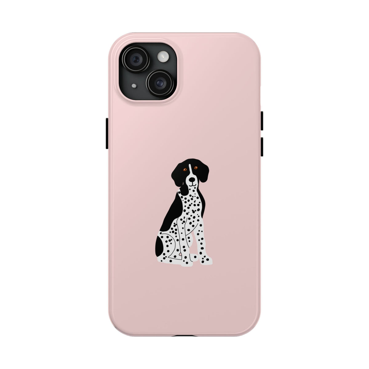 Black GSP Light Pink Tough Phone Cases