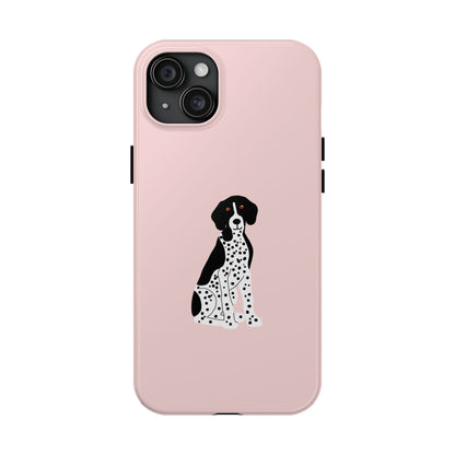 Black GSP Light Pink Tough Phone Cases