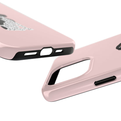 Black GSP Light Pink Tough Phone Cases