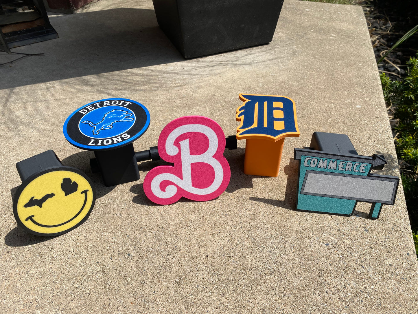 Custom 3D Printed Hitch Receiver Covers For 2in and 1.25in Receivers Trucks, Sedans, SUVs