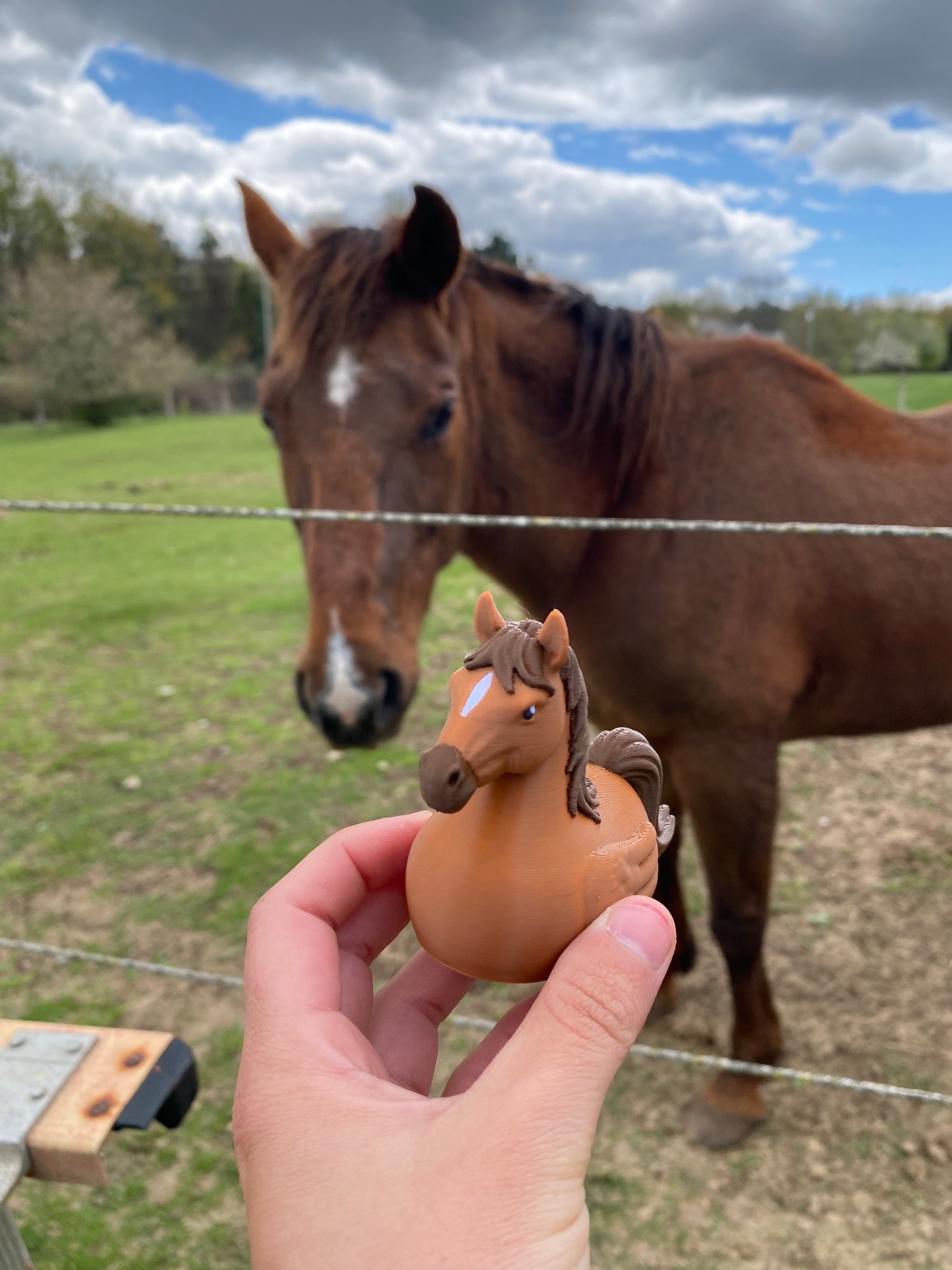 Horse Duck Miniature Figurine For Jeep Wrangler Dashboard
