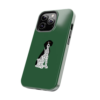 Black GSP Dark Green Tough Phone Cases