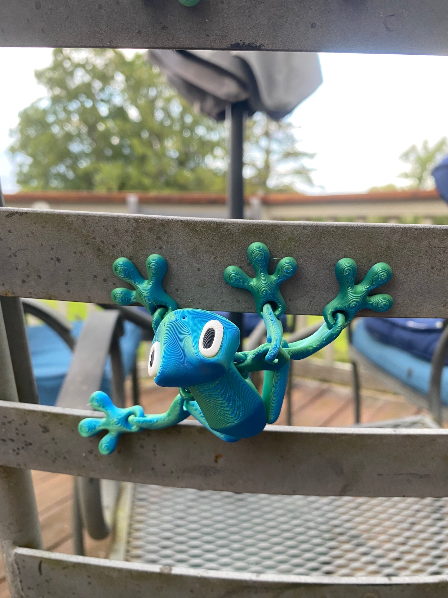 Articulated Tree Frog Fridge Magnets 3D Printed
