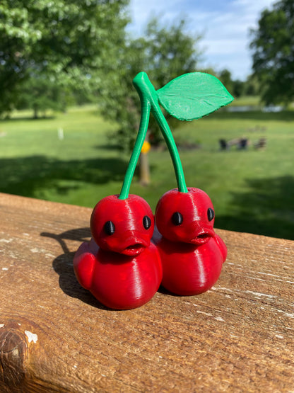 Cherry Duck Miniature Figurine For Jeep Wrangler Dashboard 3D Printed
