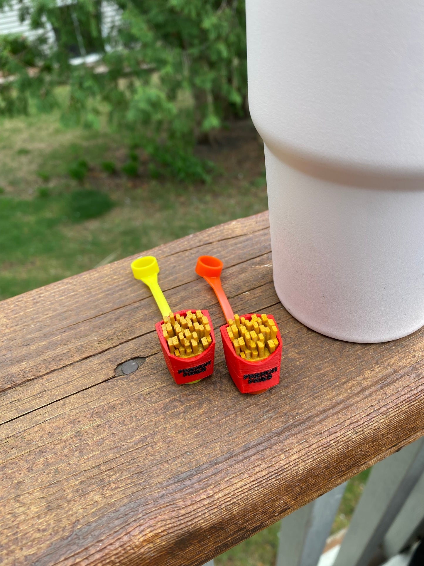 French Fries Straw Topper/ Charm for Stanely Tumblers and other 9.5mm Straws