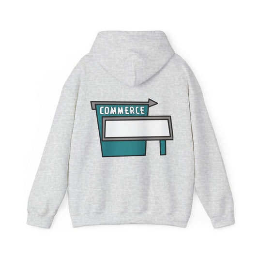 Commerce Drive-In Sign Unisex Hooded Sweatshirt Hoodie