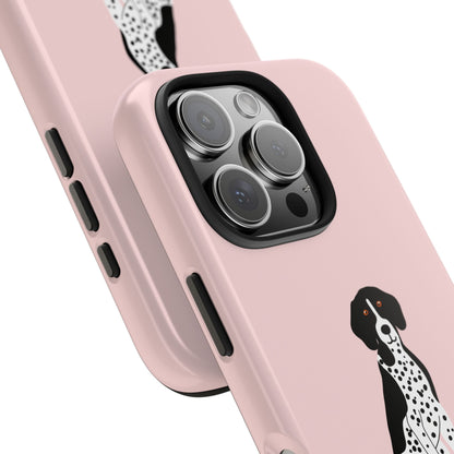 Black GSP Light Pink Tough Phone Cases