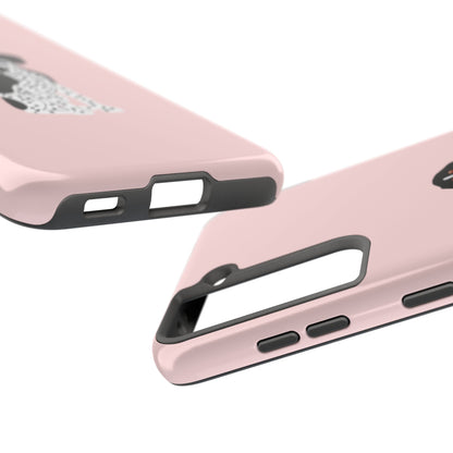 Black GSP Light Pink Tough Phone Cases