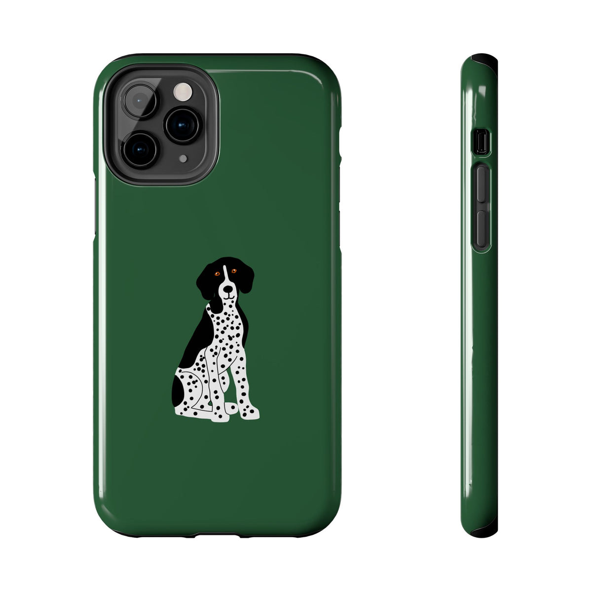 Black GSP Dark Green Tough Phone Cases
