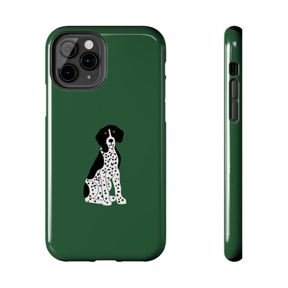 Black GSP Dark Green Tough Phone Cases