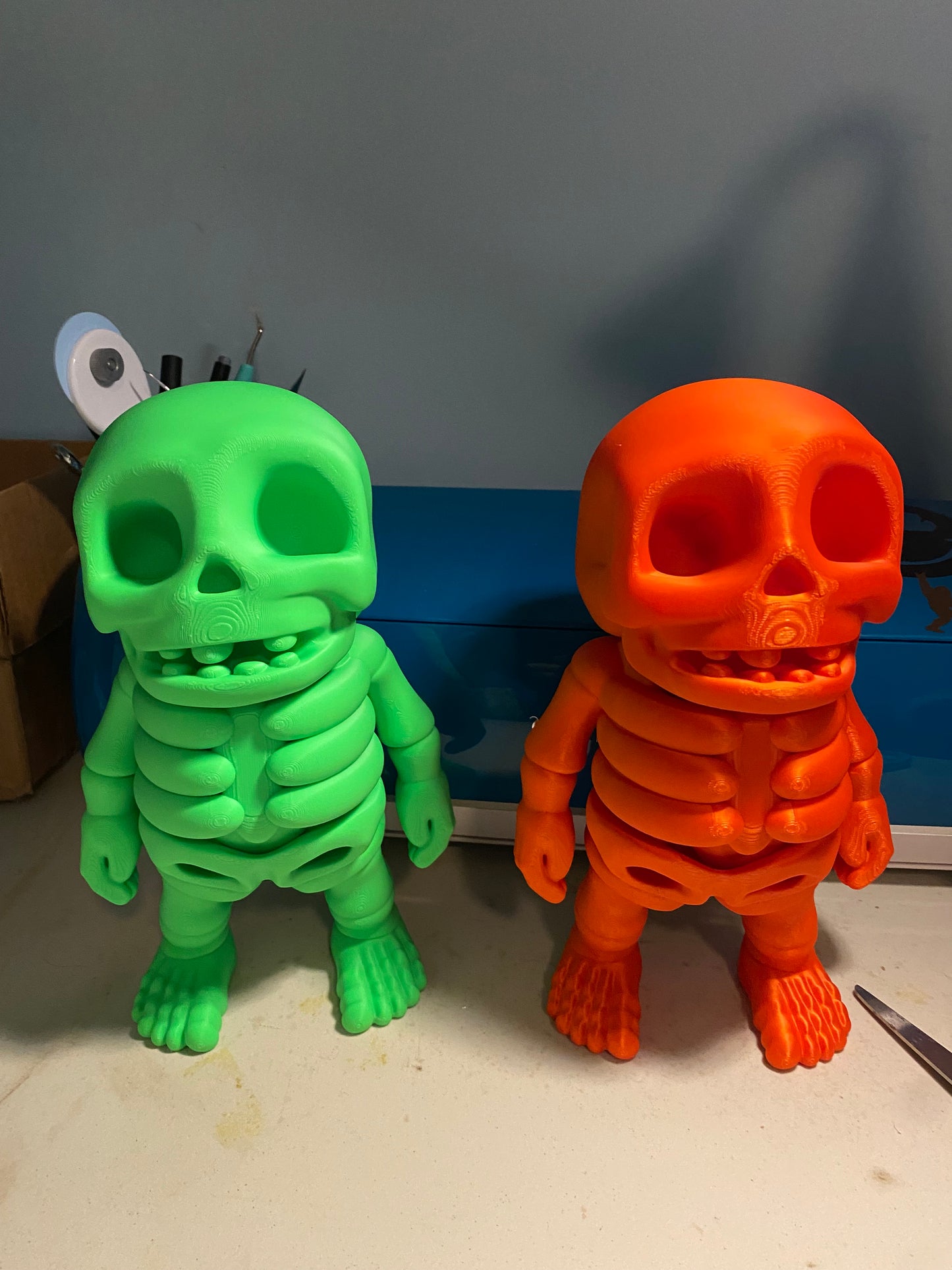 JUMBO Chunky XL Skeleton Fidget Toy Halloween Decor Spooky Scary Skeleton Cute Home Decoration