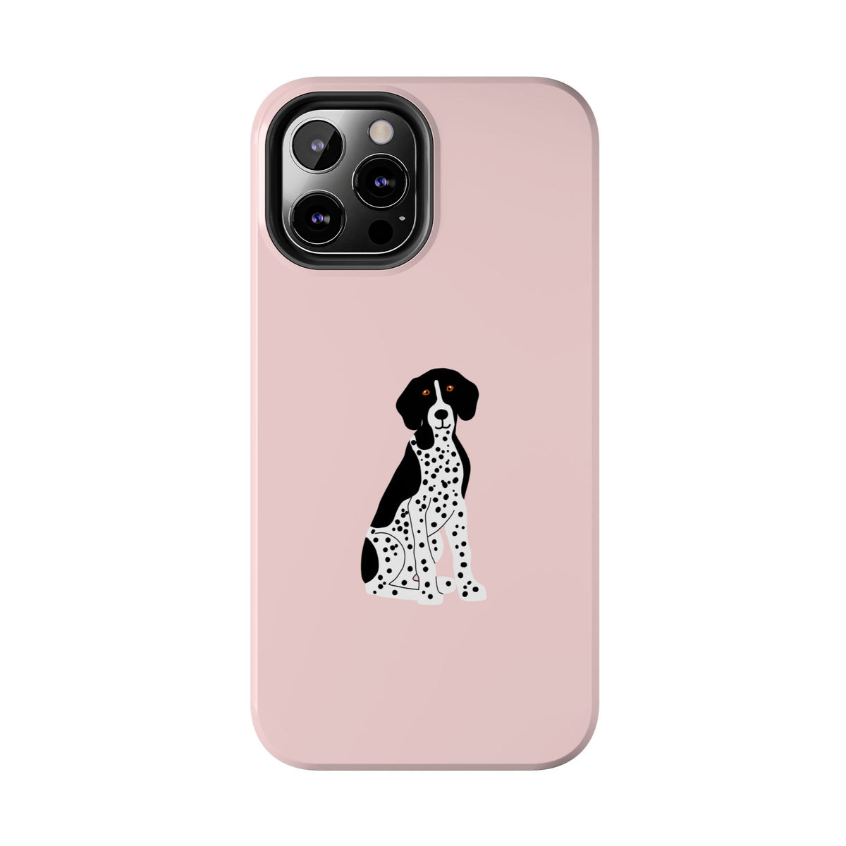 Black GSP Light Pink Tough Phone Cases