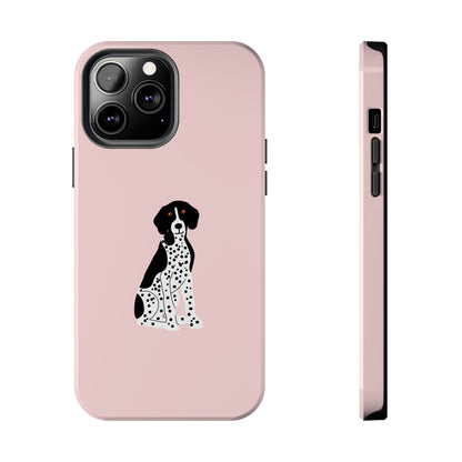 Black GSP Light Pink Tough Phone Cases