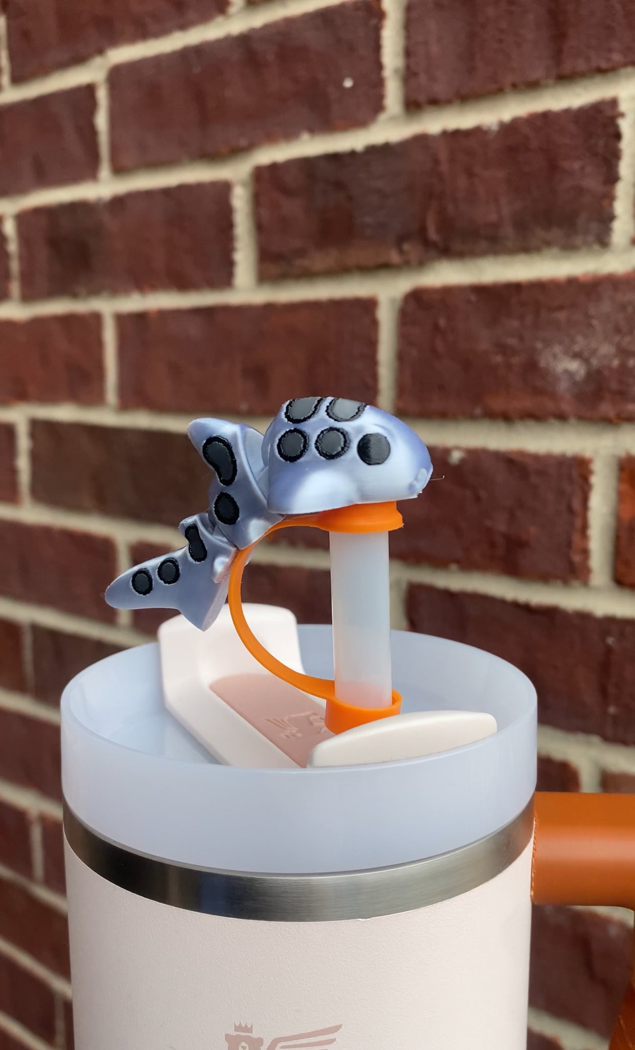 Leopard Shark Straw Topper/ Charm for Stanely Tumblers and other 9.5mm Straws