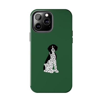 Black GSP Dark Green Tough Phone Cases