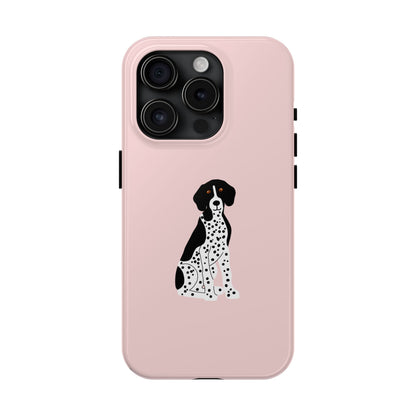 Black GSP Light Pink Tough Phone Cases