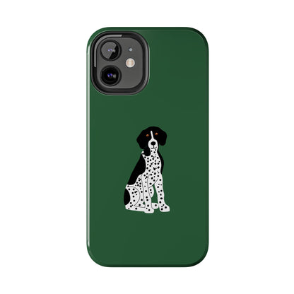 Black GSP Dark Green Tough Phone Cases