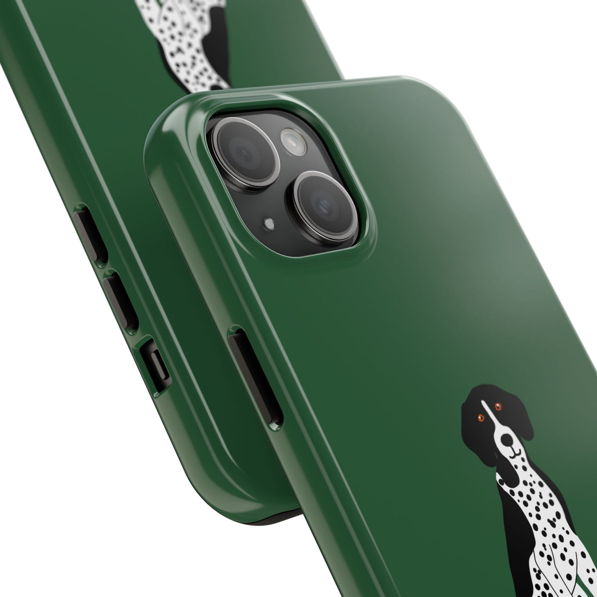 Black GSP Dark Green Tough Phone Cases