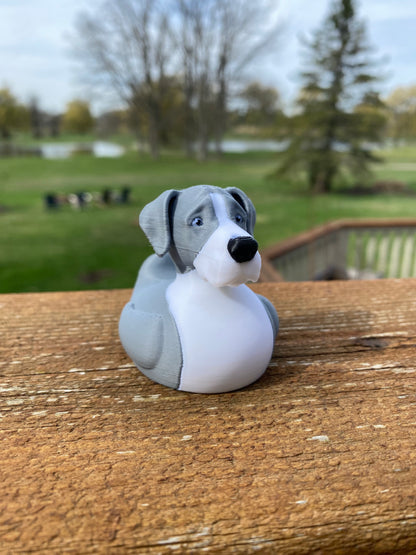 Great Dane Duck Miniature Figurine For Jeep Wrangler Dashboard