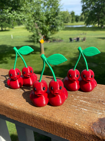 Cherry Duck Miniature Figurine For Jeep Wrangler Dashboard 3D Printed