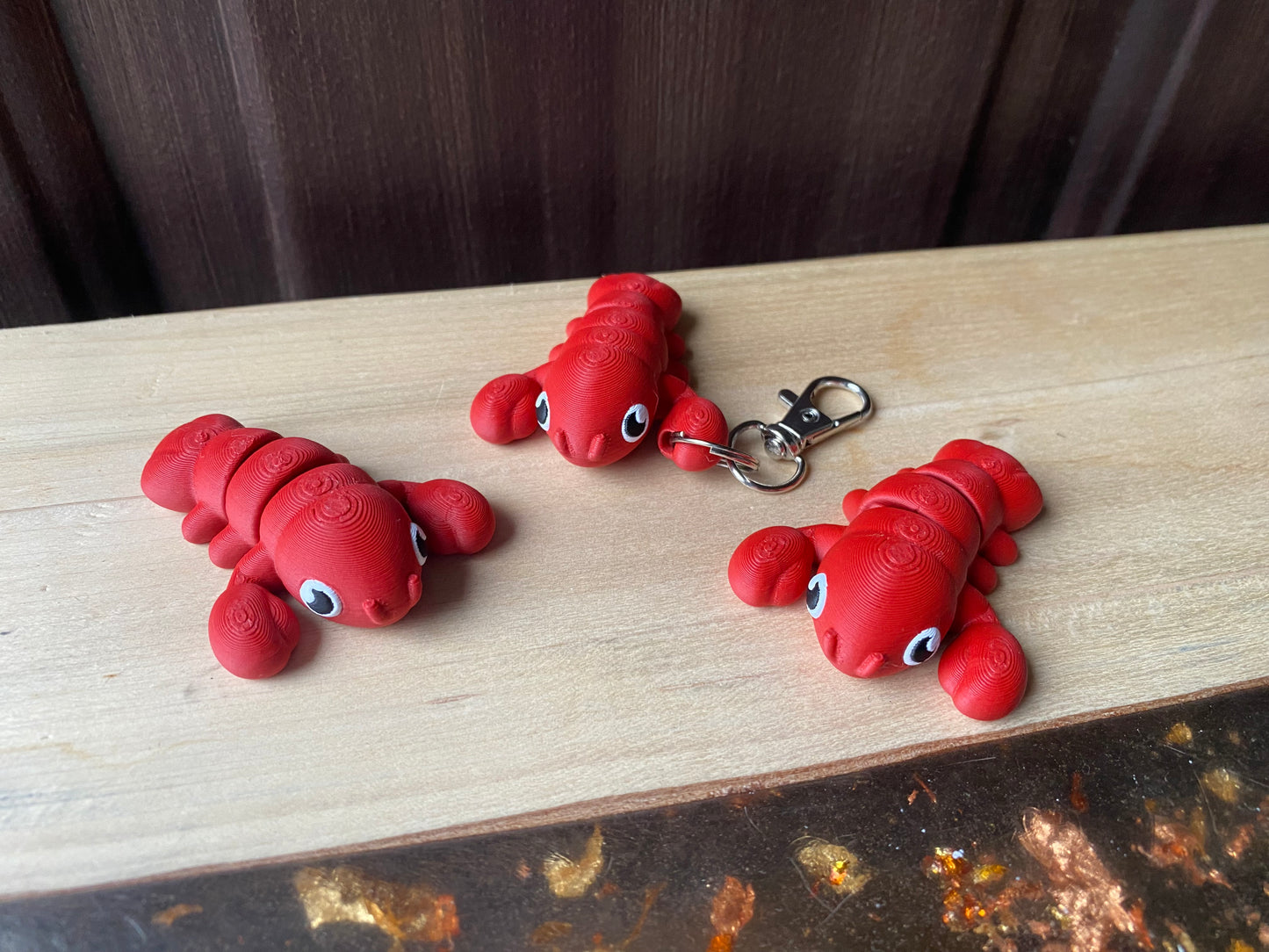 Lobster Fidget Toys and Keychains