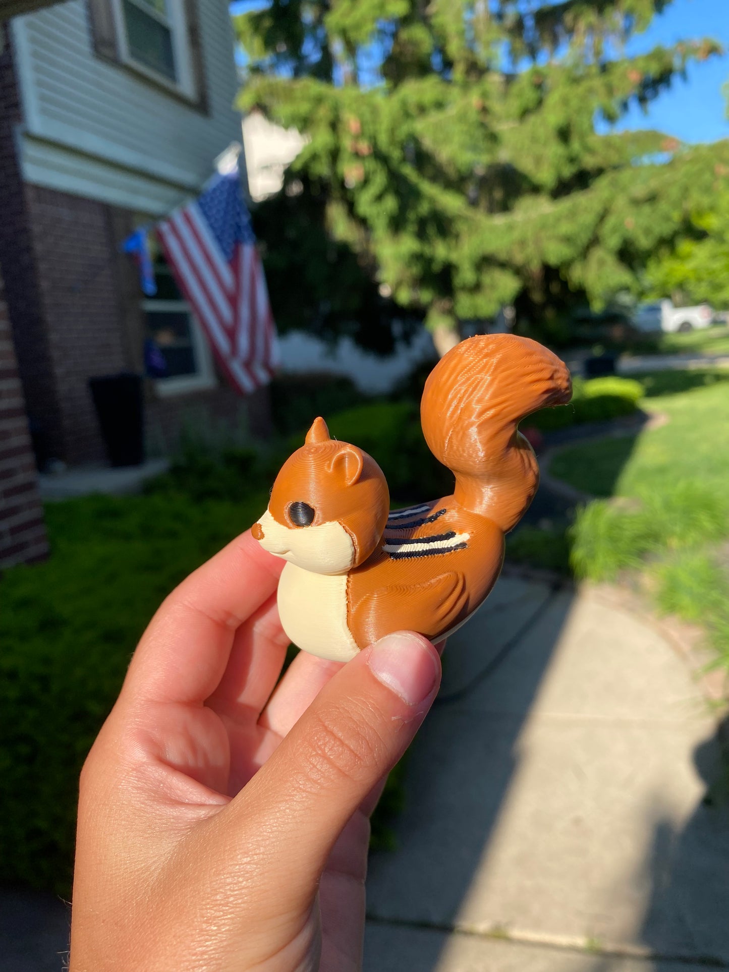 Chipmunk Duck Miniature Figurine For Jeep Wrangler Dashboard 3D Printed