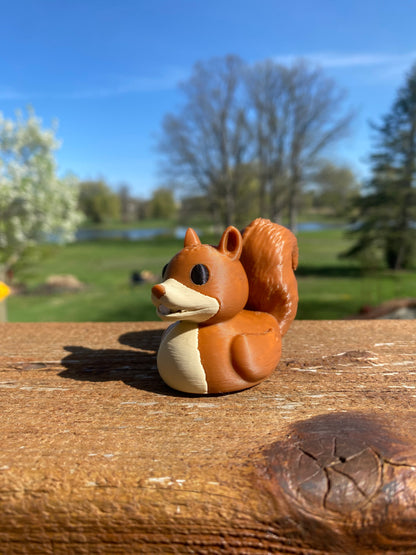 Squirrel Duck Miniature Figurine For Jeep Wrangler Dashboard