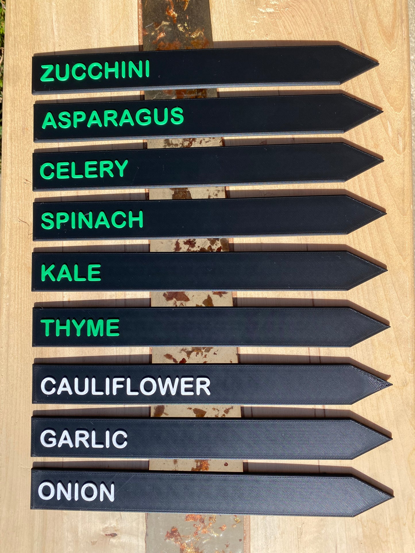 Garden Plant Markers / Stake Packs - Herb Garden Markers - 38 Vegetables, Herbs, And Fruits To Choose From