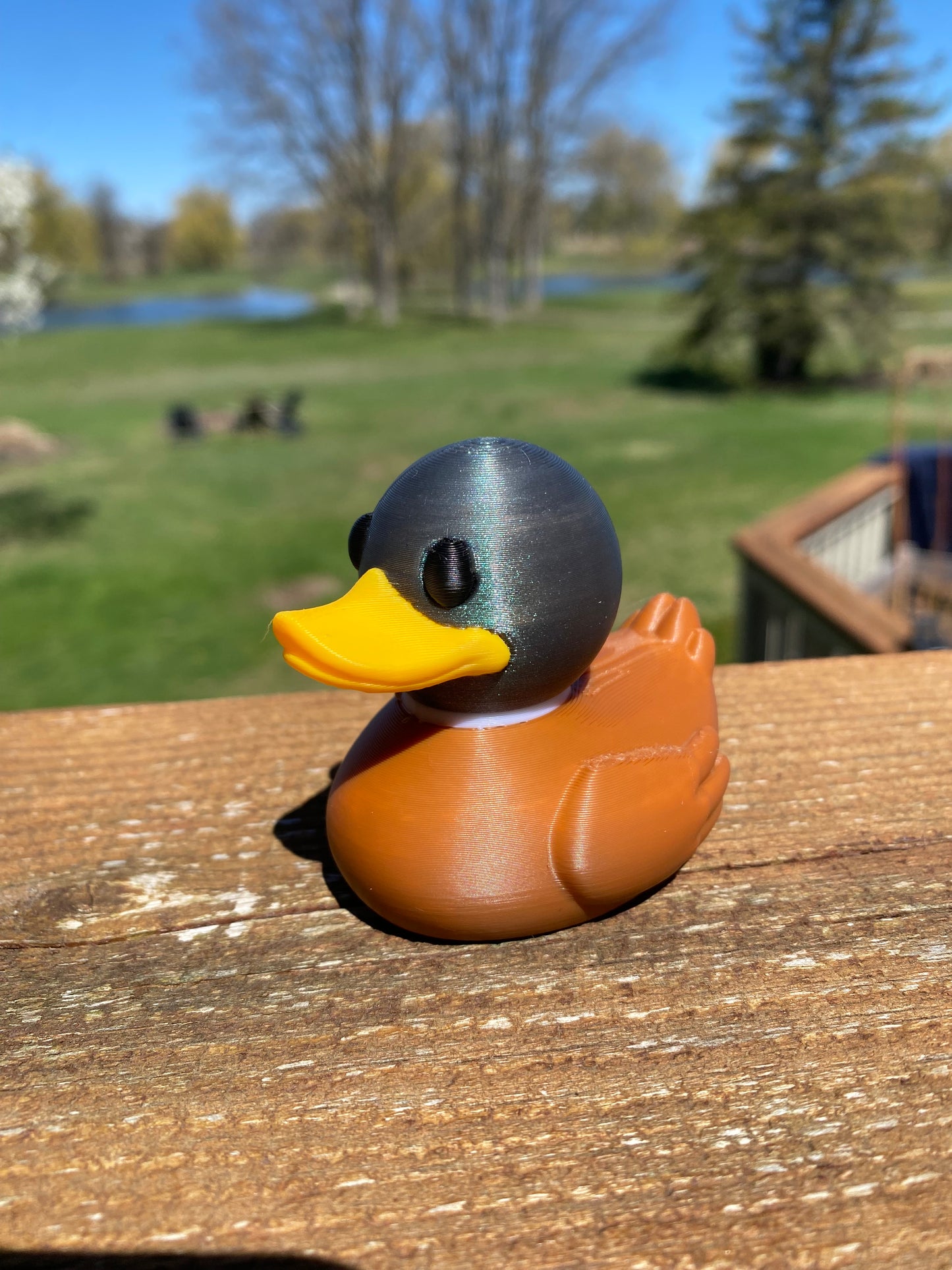 Mallard Duck Miniature Figurine For Jeep Wrangler Dashboard