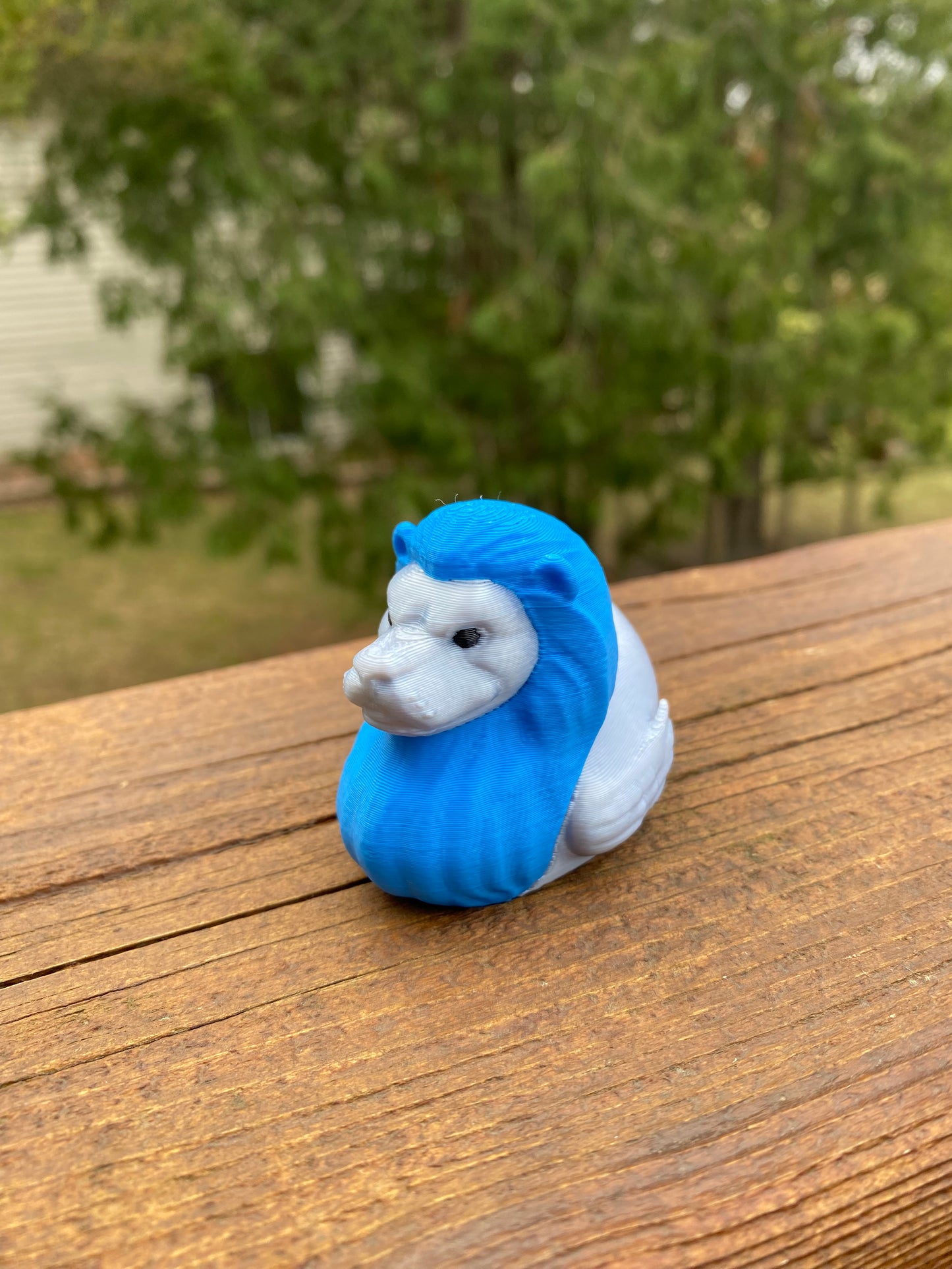 DET Lions Football Duck Miniature Figurine For Jeep Wrangler Dashboard