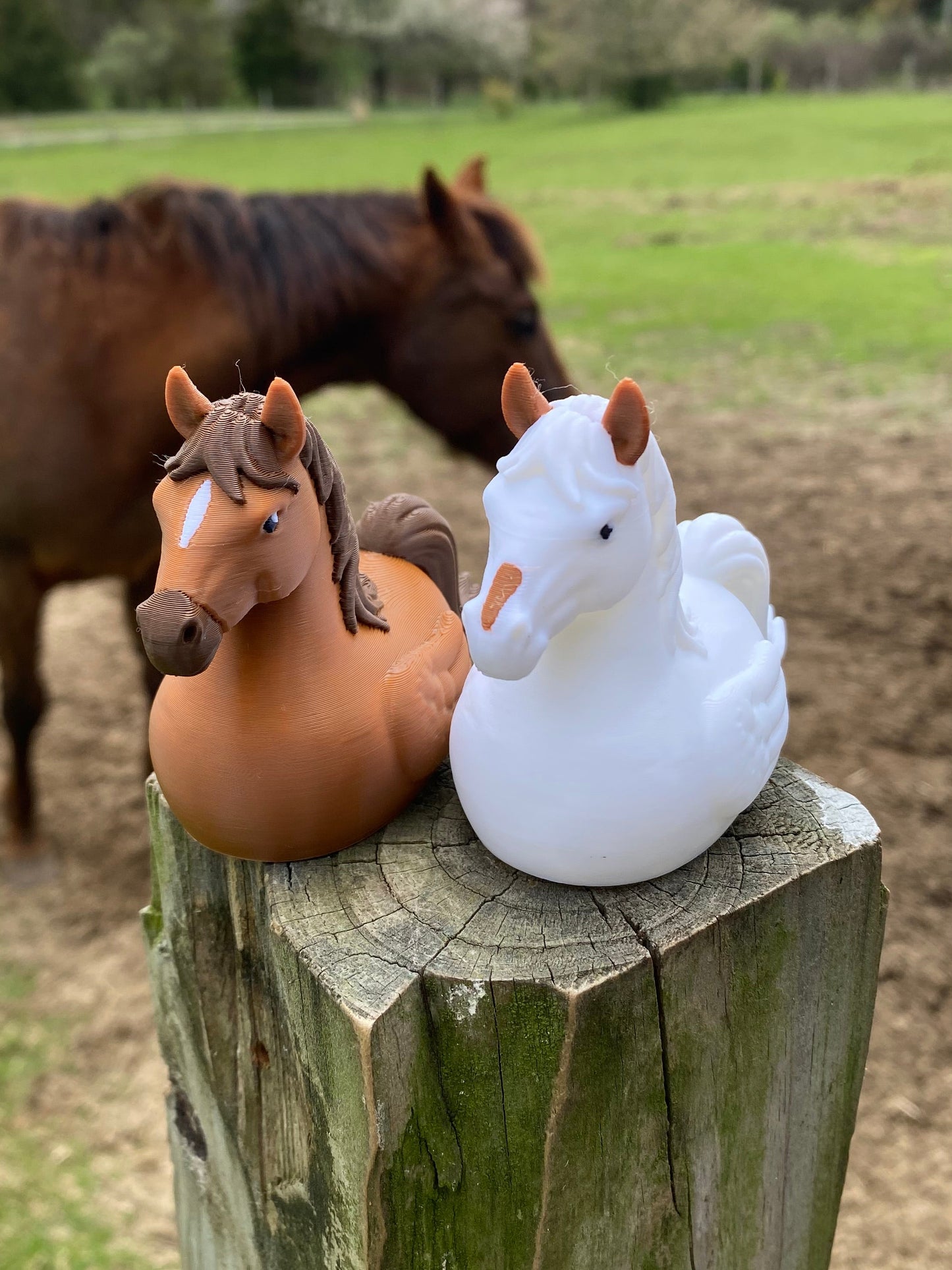 Horse Duck Miniature Figurine For Jeep Wrangler Dashboard