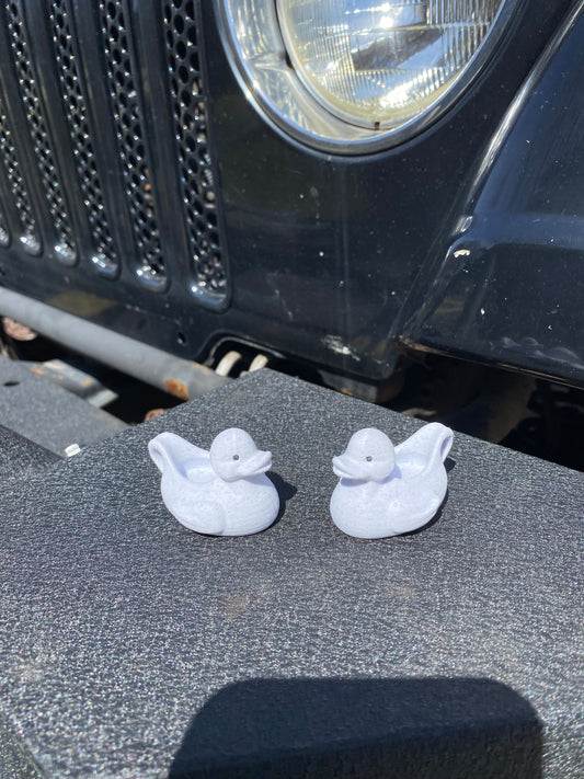 Gravy Boat Duck Miniature Figurine For Jeep Wrangler Dashboard