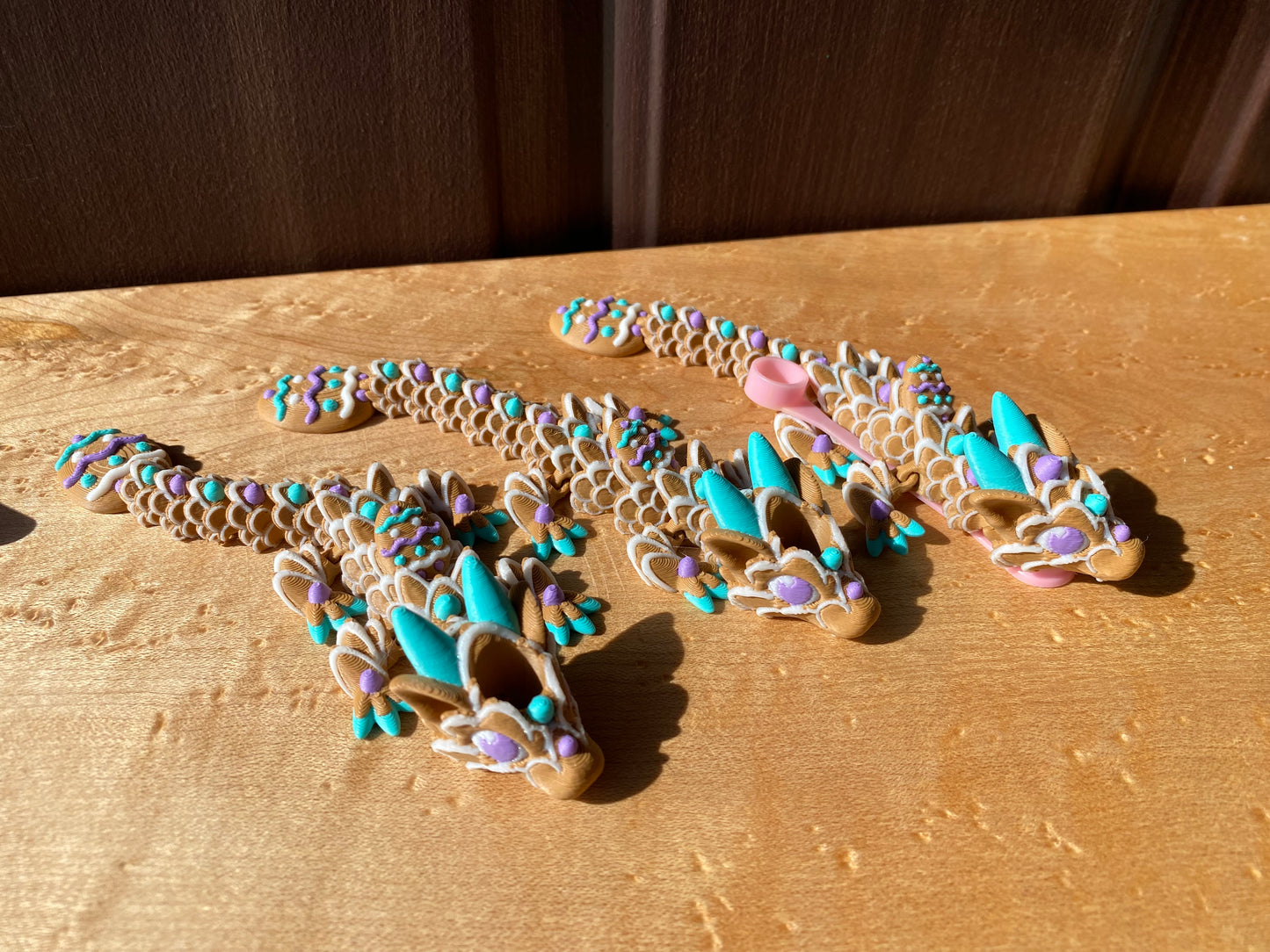 Easter Egg Sugar Cookie Dragon Straw Buddies Charm Topper For Stanley Tumbler Straws Or Other 9.5m Straws