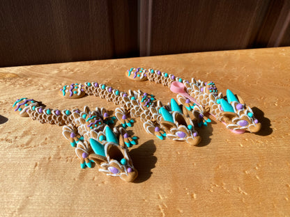 Easter Egg Sugar Cookie Dragon Straw Buddies Charm Topper For Stanley Tumbler Straws Or Other 9.5m Straws