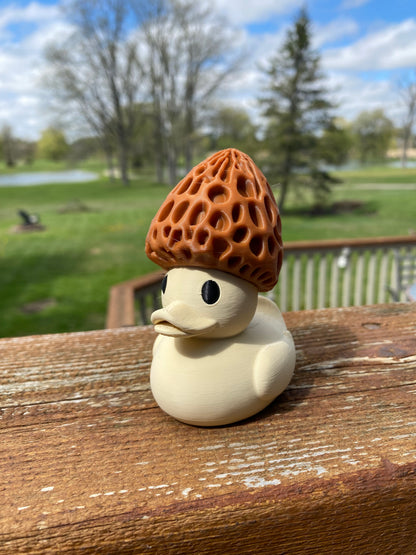 Morel Mushroom Duck Miniature Figurine For Jeep Wrangler Dashboard